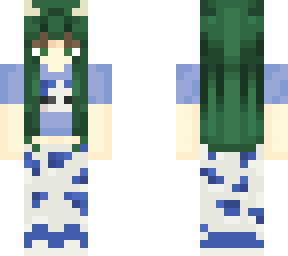 green haired moo moo