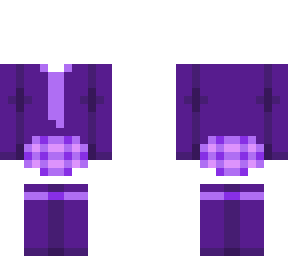 ob - purple school fit w/ purple skirt