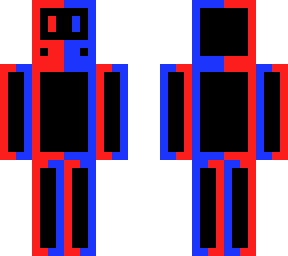 blue and red guy