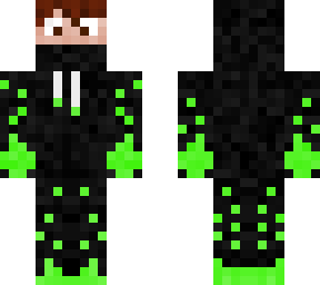 green flame hoodie
