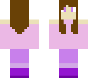 is a beautiful girl you can add it in minecraft