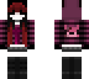 scene girl red hair