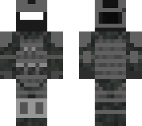 tactical armor temple (black)