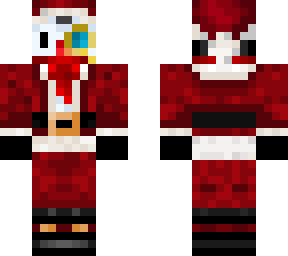 xmas penguin with monocle