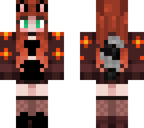 copper haired raccoon girl