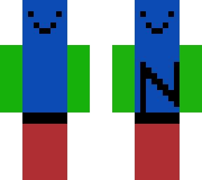 duble face on n | Minecraft Skin