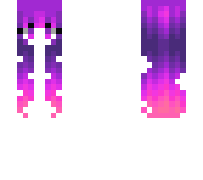 female hb - purple fade pink gem