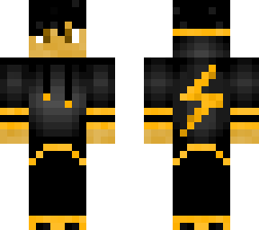 guy with yellow and black hoodie