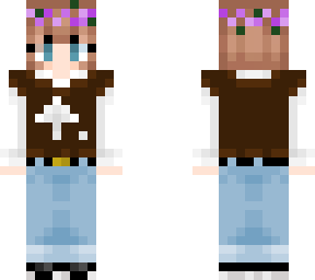 mushroom jumper and jeans character