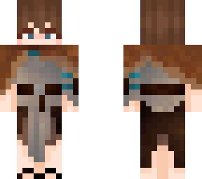 my oc in desert clothes (brown hair edition)