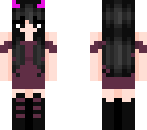 pink devil girl