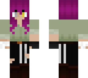 pink haired goat girl