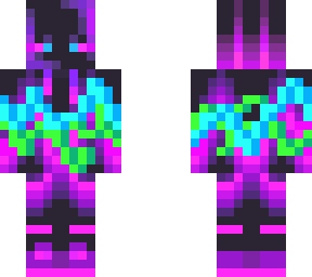 pruple w/neon waves