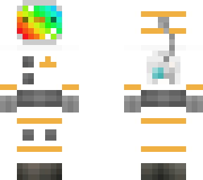 rainbow penguin astronaut