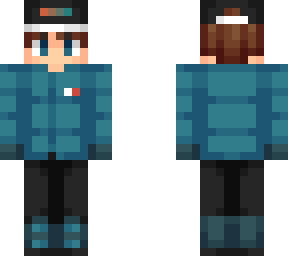 aidan foley - winter outfit with black cap