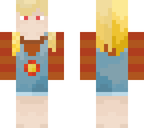 light blonde farmer girl skin