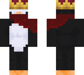 penguin king with scarf