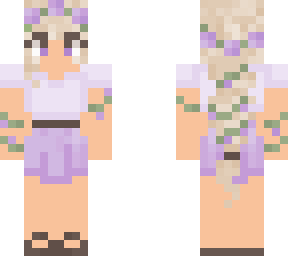 short purple braided hair dress