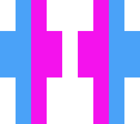 split (bluepink)