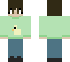 boy with duck sweater