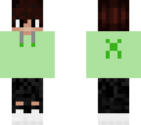 boy with green spider man hoodie and jeans