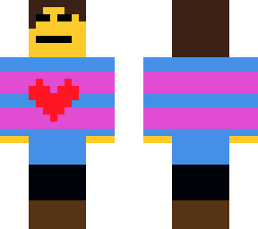 frisk from the hit game deltarune