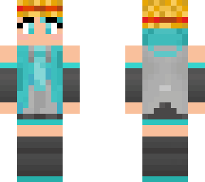 hatsune miku with monkey d. luffy staw hat