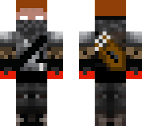herobrine with weapons