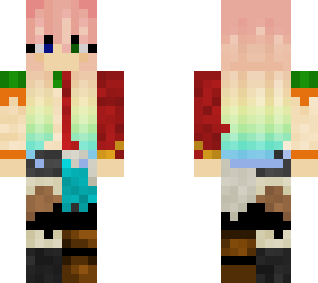 multi-biome girl (hair by thechosencrystal)