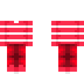 ob - light red white & red valentine hershy outfit