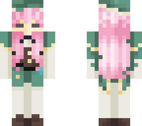 pink hair venti outfit<3