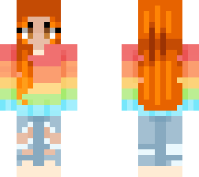 red head rainbow