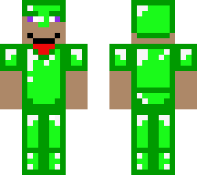 weird guy with (fake) emerald armor