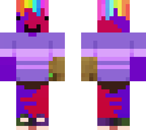 barney has shoes underpants and a sweater sorta