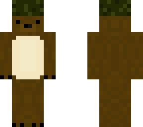 cute brown bear with army hat