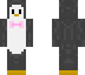 cute penguin in a bowtie