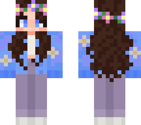 flower cardigan and headband girl