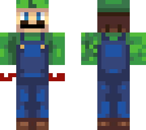 luigi with blood on the gloves
