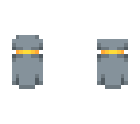 ob - silk blueish gray dress w/ gold piece v2