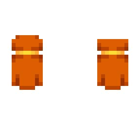 ob - silk orange dress w/ gold piece