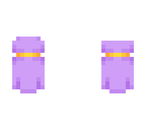 ob - silk purple dress w/ gold piece