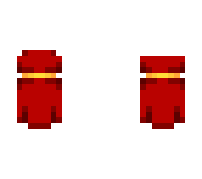 ob - silk red dress w/ gold piece