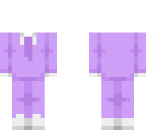 ob - simple light purple & white suit