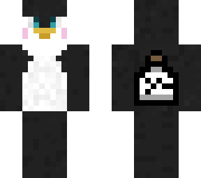penguin with voodka on back