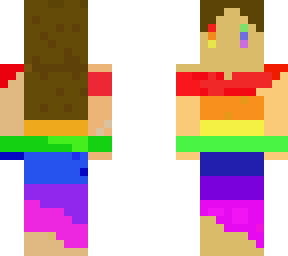 rainbow prom girl[got rainbow eyes]