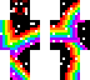 rainbow space bunny