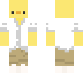 white shirt duck