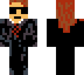 woman in suit, white, red hair