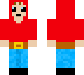 red hoodie