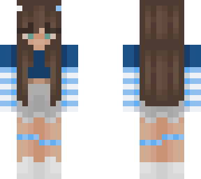 blue e-girl